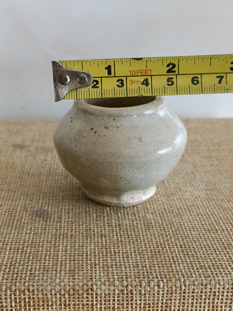 古玩陶瓷元代末龍泉瓷文房水盂拍賣，當前價格598元