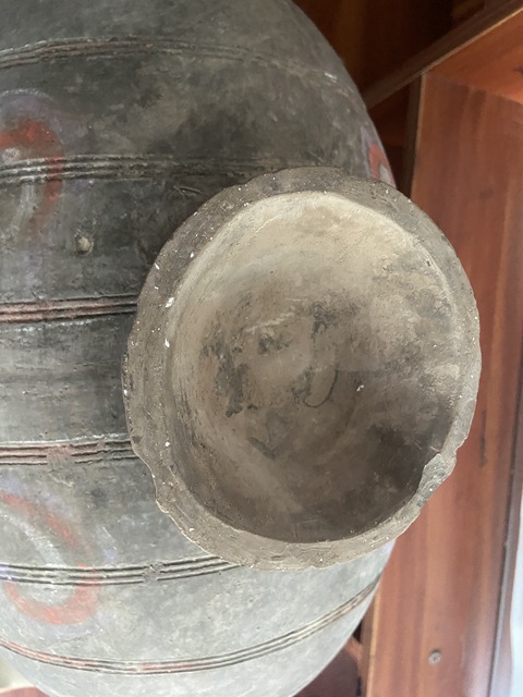 古玩陶瓷灰陶繭式壺真品鑒賞圖