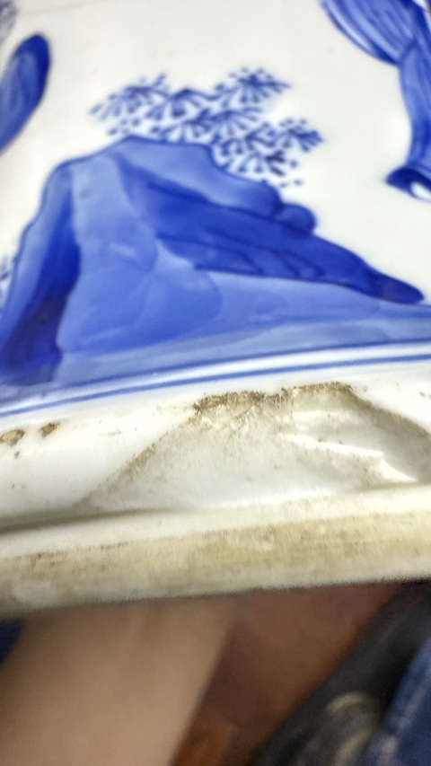 古玩陶瓷人物紋青花鳳尾尊標(biāo)本真品鑒賞圖