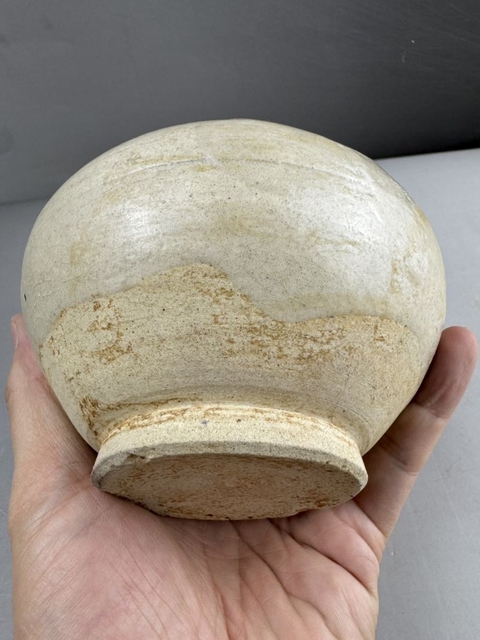 古玩陶瓷青白釉缽真品鑒賞圖