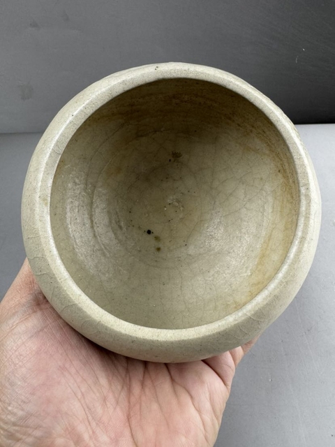 古玩陶瓷青白釉缽真品鑒賞圖