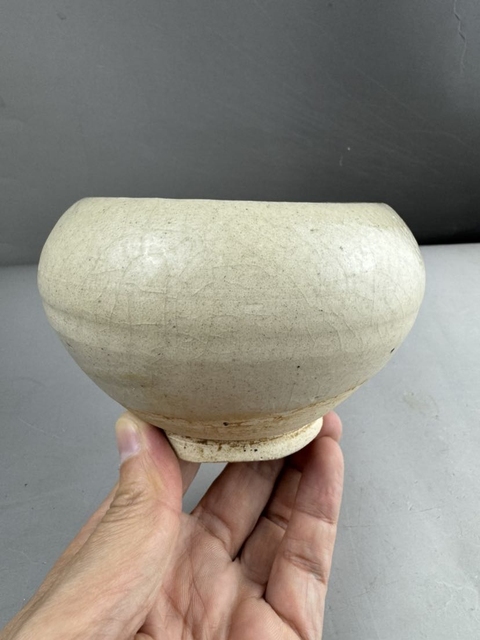 古玩陶瓷青白釉缽真品鑒賞圖