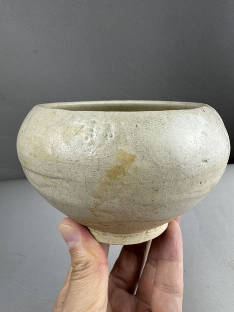 古玩陶瓷青白釉缽真品鑒賞圖