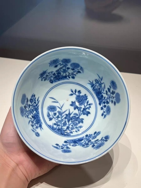 古玩陶瓷粉彩八大膳碗之一真品鑒賞圖