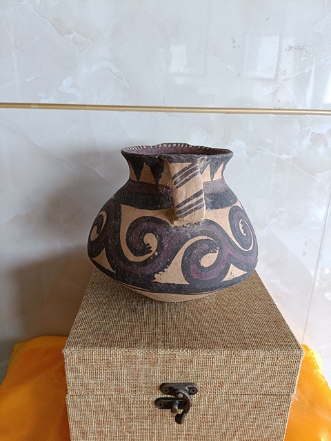 古玩陶瓷館藏級珍品馬家窯·馬廠類型雙系罐拍賣，當前價格5800元