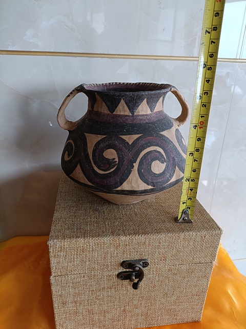 古玩陶瓷館藏級珍品馬家窯·馬廠類型雙系罐拍賣，當前價格5800元