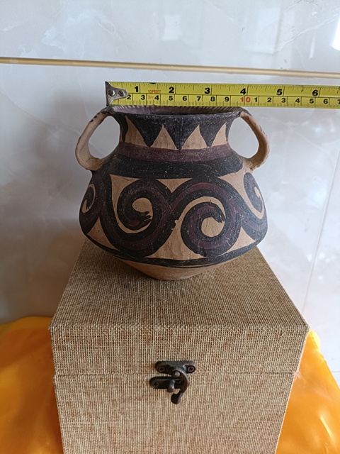 古玩陶瓷館藏級珍品馬家窯·馬廠類型雙系罐拍賣，當前價格5800元