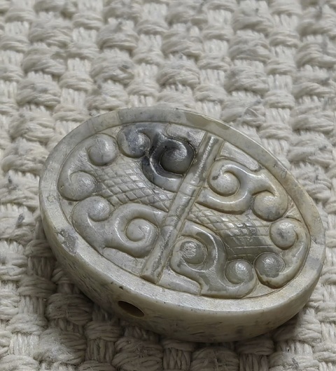 古玩玉器仿古玉勒子真品鑒賞圖