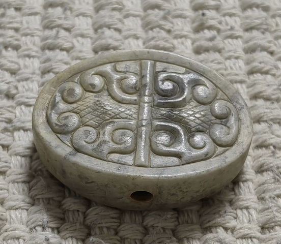 古玩玉器仿古玉勒子真品鑒賞圖