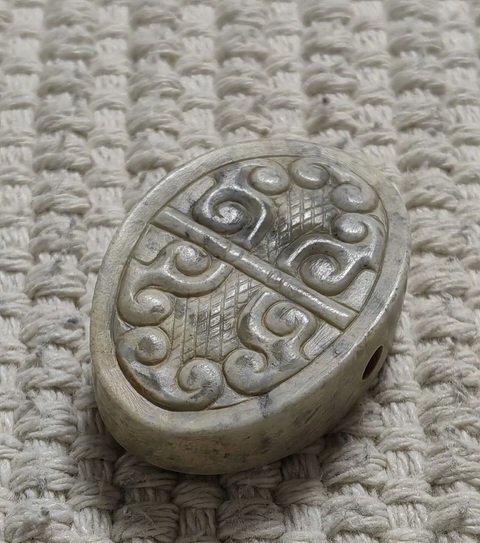 古玩玉器仿古玉勒子真品鑒賞圖