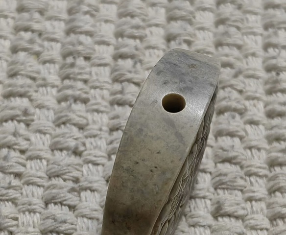 古玩玉器仿古玉勒子真品鑒賞圖