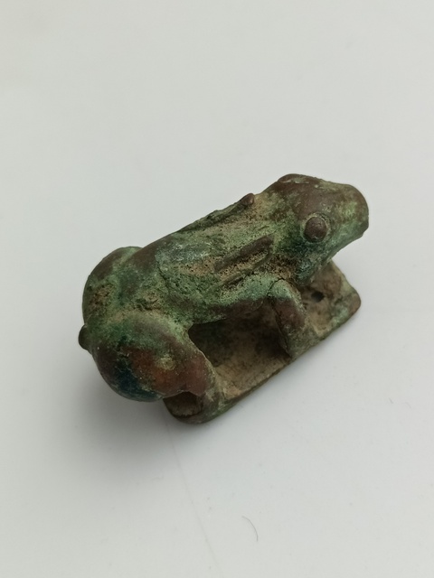 古玩銅器銅兔真品鑒賞圖