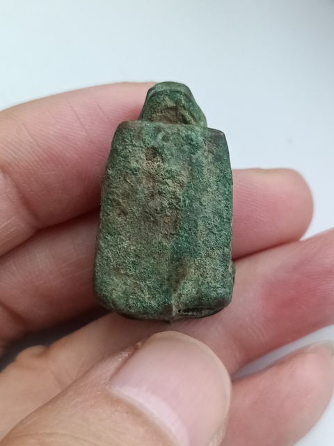 古玩銅器銅兔真品鑒賞圖