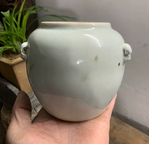 古玩陶瓷四系罐真品鑒賞圖