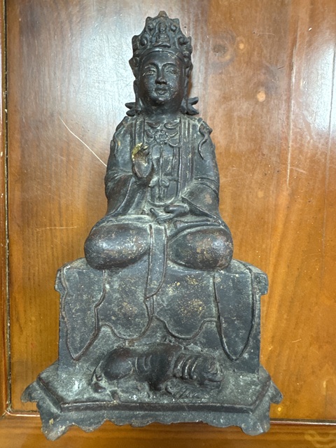 古玩銅器銅佛像真品鑒賞圖