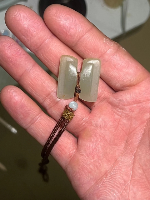 古玩玉器玉工字佩真品鑒賞圖