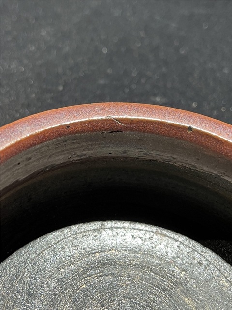 古玩陶瓷紫金釉雙耳爐真品鑒賞圖