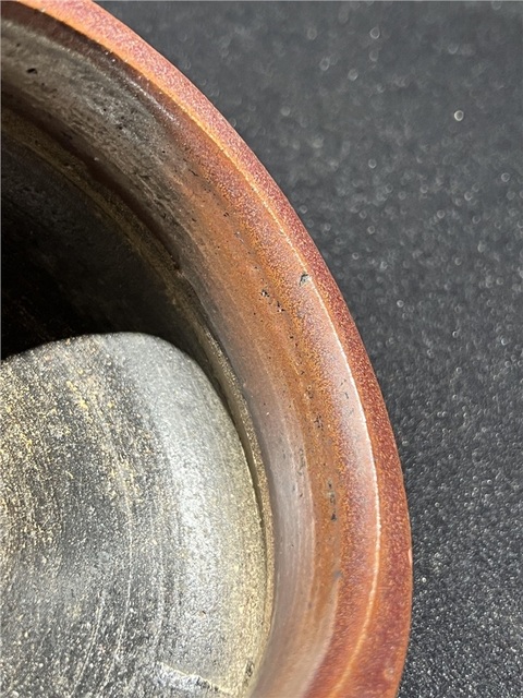 古玩陶瓷紫金釉雙耳爐真品鑒賞圖