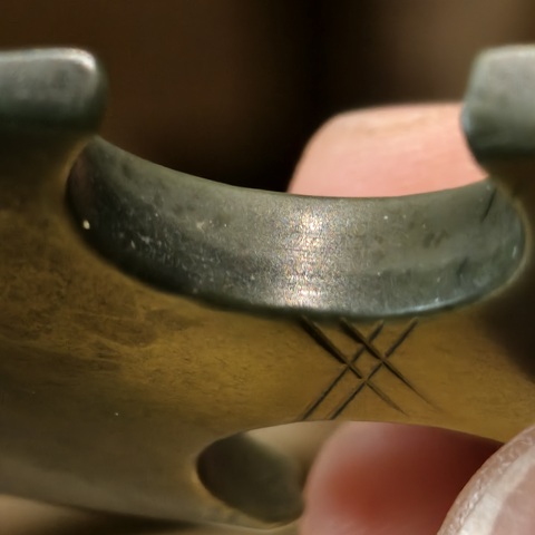 古玩玉器地方玉雕“斧形器”真品鑒賞圖