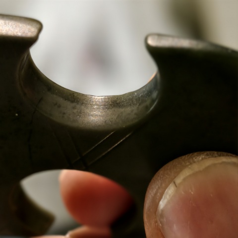 古玩玉器地方玉雕“斧形器”真品鑒賞圖