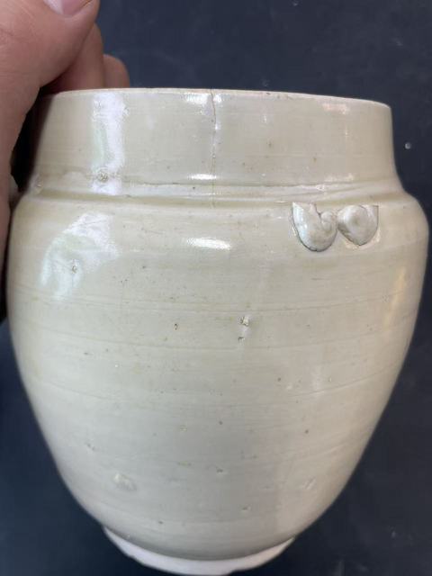 古玩陶瓷青白釉罐真品鑒賞圖