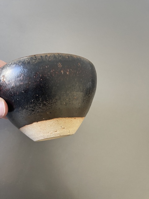 古玩陶瓷吉州窯窯變釉茶盞真品鑒賞圖