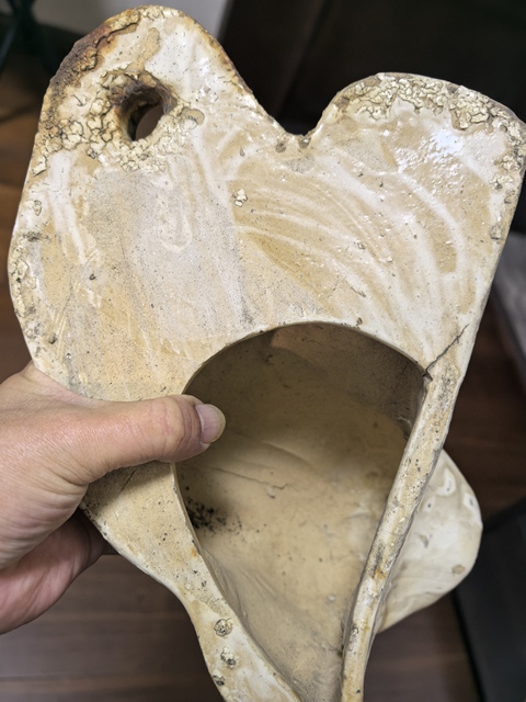 古玩陶瓷磁州窯壁掛真品鑒賞圖