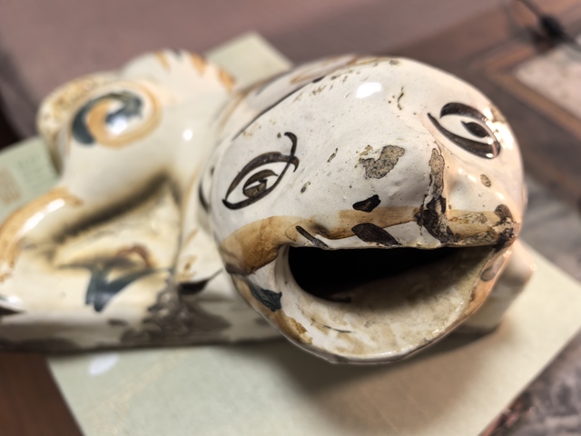 古玩陶瓷磁州窯壁掛真品鑒賞圖