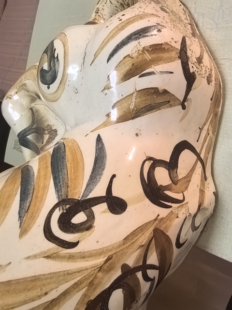 古玩陶瓷磁州窯壁掛真品鑒賞圖