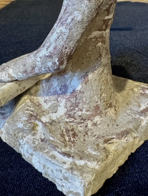 古玩陶瓷唐代奏樂仕女陶俑真品鑒賞圖