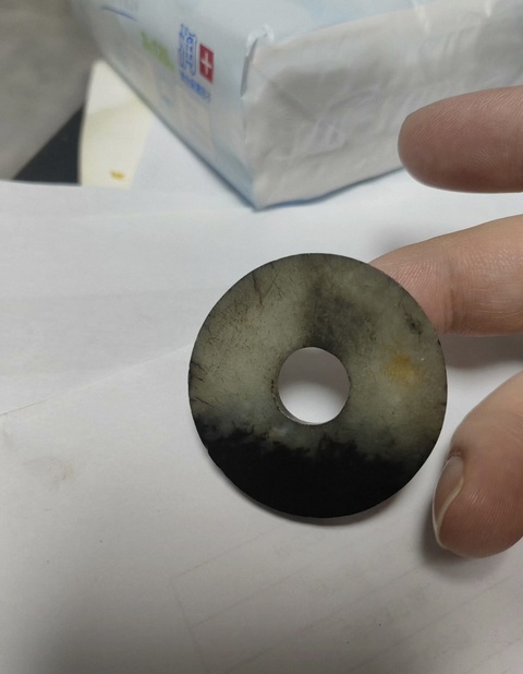 古玩玉器提油仿古“玉璧”真品鑒賞圖