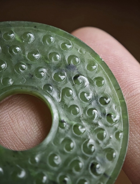 古玩玉器和田玉雕“谷紋璧”真品鑒賞圖