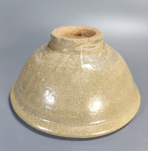 古玩陶瓷龍泉青瓷唇口碗真品鑒賞圖