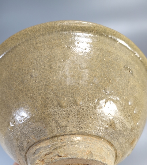 古玩陶瓷龍泉青瓷唇口碗真品鑒賞圖