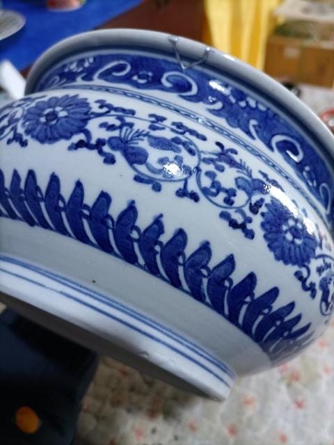 古玩陶瓷花卉紋青花香爐拍賣，當前價格2800元