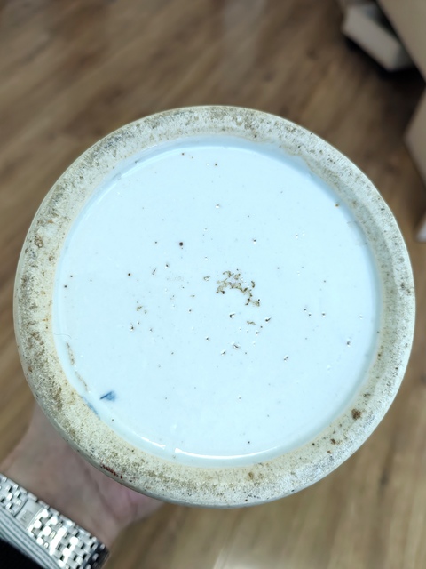 古玩陶瓷青花花鳥紋箭筒真品鑒賞圖