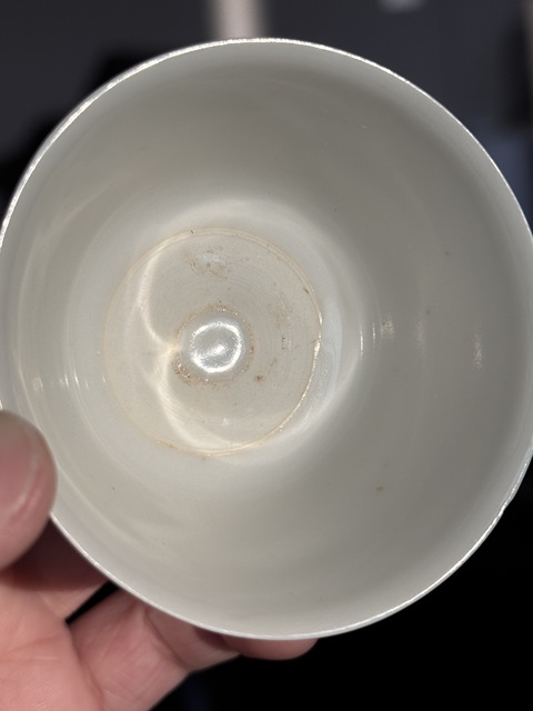 古玩陶瓷正德白釉杯真品鑒賞圖