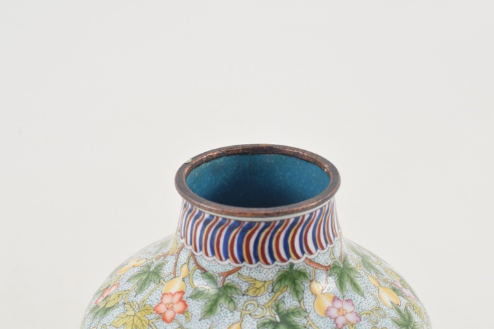 古玩陶瓷葫蘆紋蓋罐真品鑒賞圖