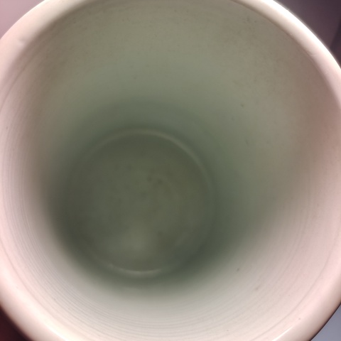 古玩陶瓷粉彩花卉紋筆筒真品鑒賞圖