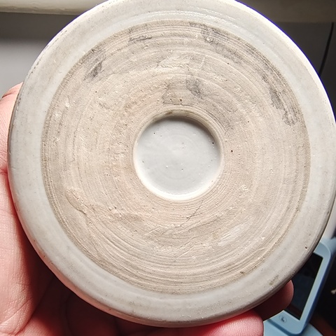 古玩陶瓷粉彩花卉紋筆筒真品鑒賞圖