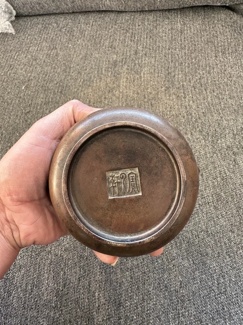 古玩銅器獅耳爐真品鑒賞圖