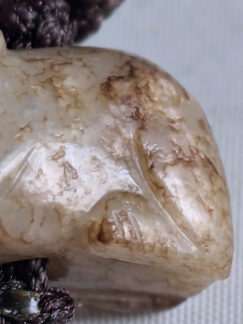 古玩玉器玉兔真品鑒賞圖