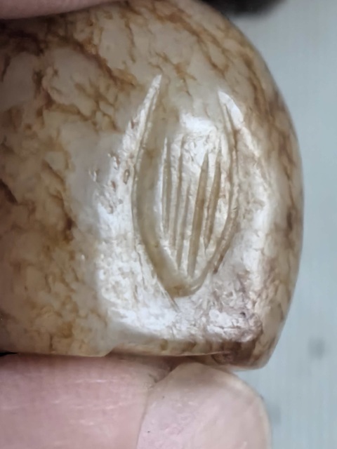 古玩玉器玉兔真品鑒賞圖