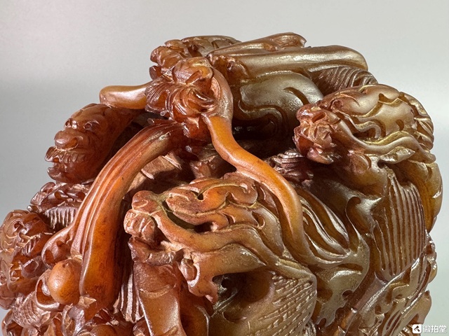 古玩玉器壽山石雕“龍鈕印章料”真品鑒賞圖