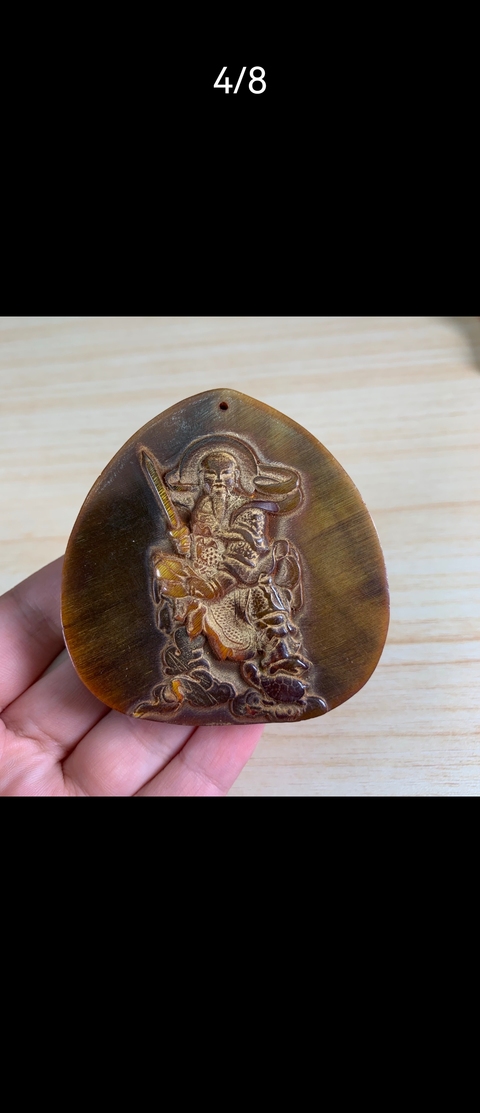 古玩雜項角牌真品鑒賞圖