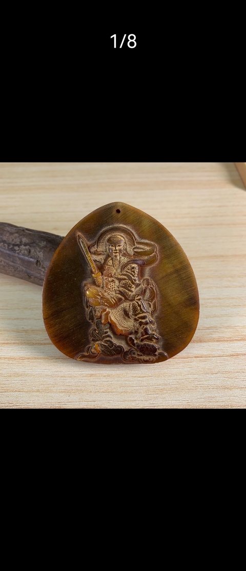 古玩雜項角牌真品鑒賞圖