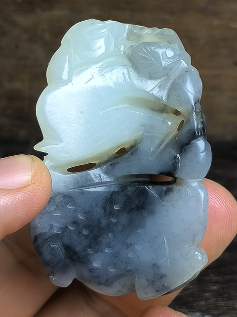 古玩玉器和田玉雕“劉海戲金蟾”真品鑒賞圖