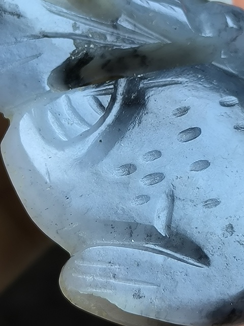 古玩玉器和田玉雕“劉海戲金蟾”真品鑒賞圖