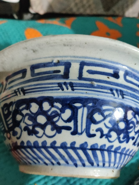 古玩陶瓷青花夔龍紋香爐真品鑒賞圖