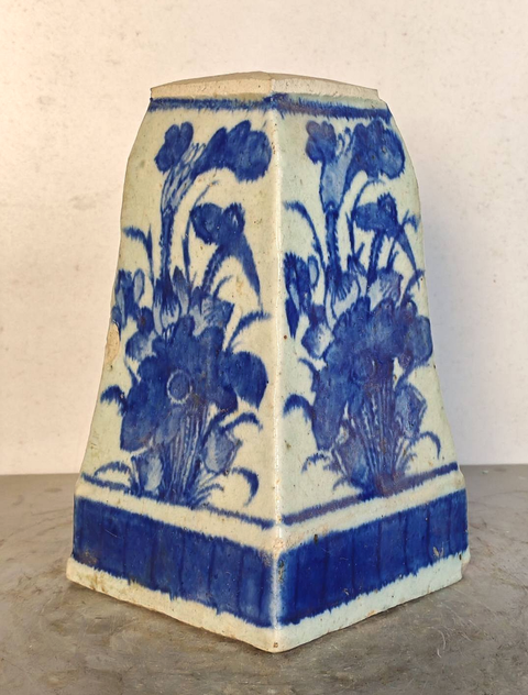 古玩陶瓷清中青花真品鑒賞圖